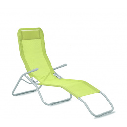 Aga Garden Lounger with Cushion SIESTA MC372173 Green