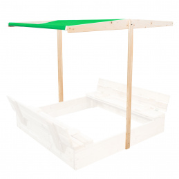 Aga Canopy for Children's Sandbox 120x120 cm Green