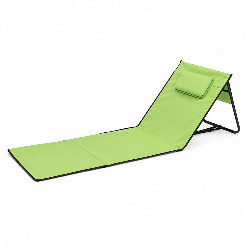 Linder Exclusiv Folding Beach Lounger Green