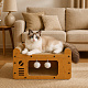 Aga Cat House and Bed with Scratching Post