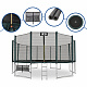 Aga SPORT PRO Trampoline 518 cm Dark Green + Safety Net + Ladder + Shoe Pocket