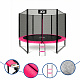 Aga SPORT PRO Trampoline 305 cm Pink + Safety Net + Ladder