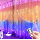 LED light curtain 3x2,8m - multicolor