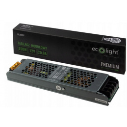 LED slim power supply IP20 - 12V - 21A - 250W - Premium Line