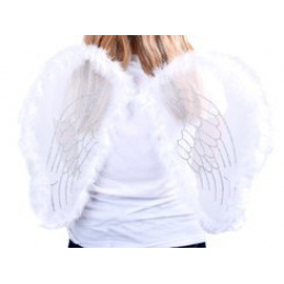 The most beautiful white ANGEL WINGS ZA0571 universal