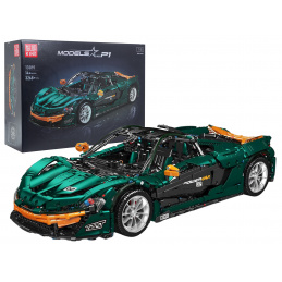 Sports Car Building Set Green 3268pcs.