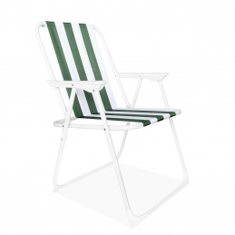 Linder Exclusiv Armchair PO2600SG Green with stripes