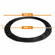 Aga Spring Cover for Trampoline EXCLUSIVE 430 cm Black