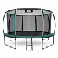 Aga SPORT EXCLUSIVE Trampoline 366 cm Black + Safety Net + Ladder