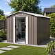 Aga Garden Shed 303x236x190 cm Taupe