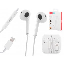 Lightning Wired Headphones White