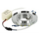 BERGE Suspension spot light BRG71024 non-retractable - GU10 - round + LED strip 3W cold white