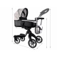 Large deep doll stroller ZA4544 Beige