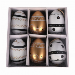 Decorative Easter eggs 6 pcs