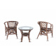 Aga Rattan set SITA Choco Blue
