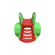 Doloni Slide with tunnel 130 cm Green and red