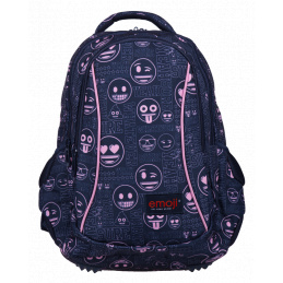 St.RIGHT School backpack three-chamber Emoji