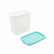 Doloni Storage Box with Lid 28x18.6x27.2 White/Turquoise