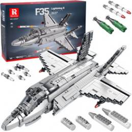 Construction set technical American fighter F-35 Lightning II 1600 pieces ZA5799 universal