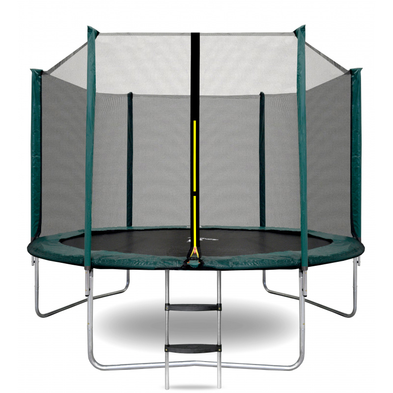 Aga SPORT TOP Trampoline 305 cm Dark Green + Safety Net + Ladder