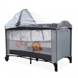 Aga4Kids Travel Cot MR6671 Light Grey