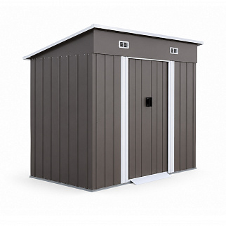Aga Garden Shed 217x174x110 cm Gray