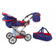 Doris Stroller for dolls 9346 Red