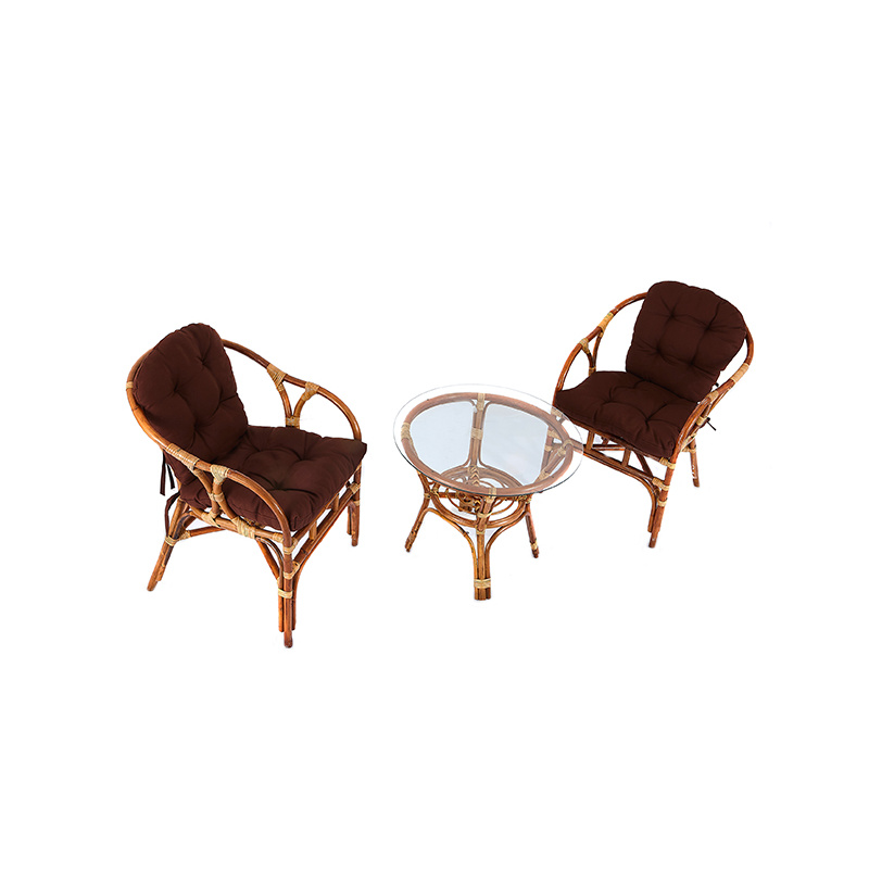 Aga Rattan set SITA Honey Dark Brown