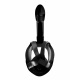 Aga Full Face Snorkeling Mask L/XL Black/Black