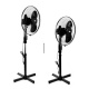 Aga Standing Fan 43 cm Black