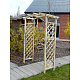 Aga Garden Pergola with Arch 221.5x52x130 cm - II. QUALITY