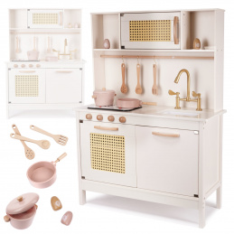 Aga Children's retro wooden kitchen MDF BOHO with accessories