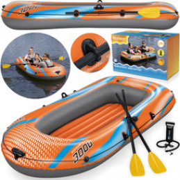 Bestway Inflatable Boat Kondor Elite 3000 with Oars and Pump 61145 Universal