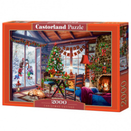 Puzzle 2000-piece C-200962-2 Christmas Cottage universal