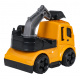 Set of five construction vehicles