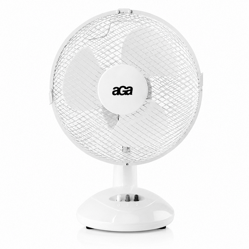 Aga Table Fan 23 cm MR8114 White