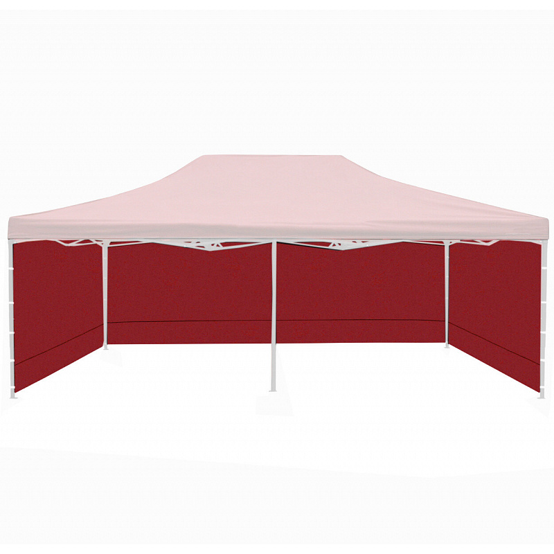 Aga Sidewalls for 3x6m Market Stall Burgundy
