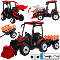 Large ELECTRIC TRACTOR with battery for children with trailer and bucket PA0320 universal