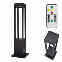 Solar lamp 20 LED lighting post - 60 cm controlled by remote control