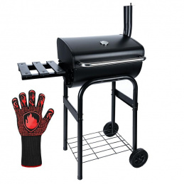 GQ10 PORTABLE GARDEN GRILL WITH LID HQ + CHIMNEY