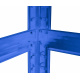 Aga Metal Shelf 180x90x40 cm 5 Shelves Blue