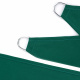 Aga Shade Sail 3.6x3.6x3.6 m Dark Green