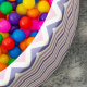 Aga Dry Pool 90x40 cm with ZigZag Colorful Balls
