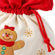 Aga Christmas gift sack with gingerbread man 45×60 cm
