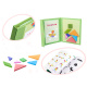 Aga Children's Magnetic 3D Puzzle - Tangram Blocks