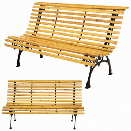 Wooden garden bench - fir