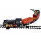 Remote control train with tracks for children 3+ Smoke function + sounds Lights