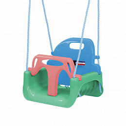 Aga4Kids Children's Swing with Playpen Green/Blue