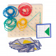 Aga Wooden jigsaw to create shapes with rubber bands