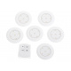 Aga LED Wireless Battery Light 6pcs. + remote control
